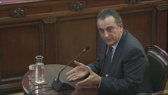 Manuel Castellví completed his testimony at the Supreme Court on Monday